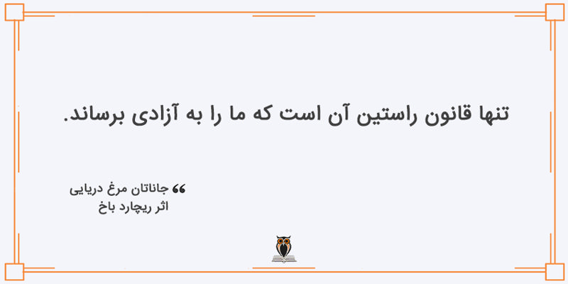 بریده کتاب جاناتان مرغ دریایی