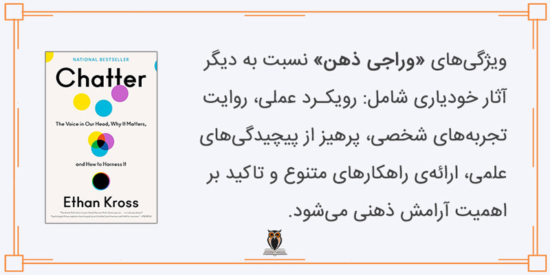 ویژگی کتاب وراجی ذهن