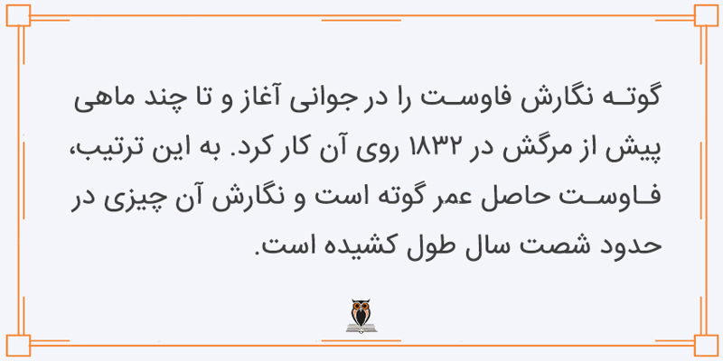 نگارش کتاب فاوست